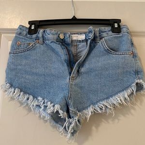 Top shop super short cutoffs